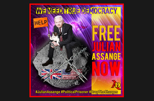 Nous avons besoin d'une vraie démocratie - Libérez Julian Assange maintenant