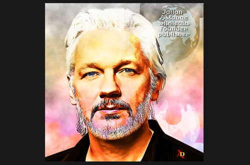 Julian Assange WikiLeaks founder publisher.