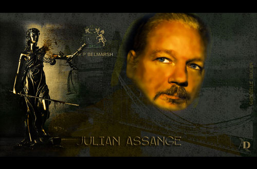 Julian Assange emprisonné à Belmarsh