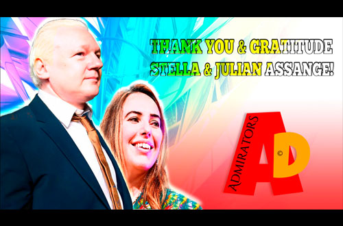 Thank you and gratitude to Julian and Stella Assange