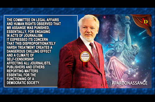Pardon for Julian Assange award-winning Journalist