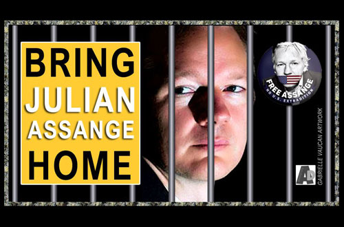 Julian Assange à la maison