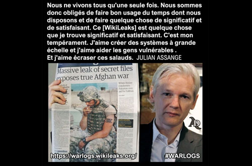 Citation Julian Assange FR