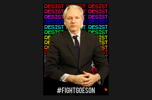Julian Assange le combat continue