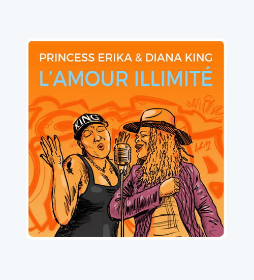 Single L'amour Illimité de Princess Erika et Diana King