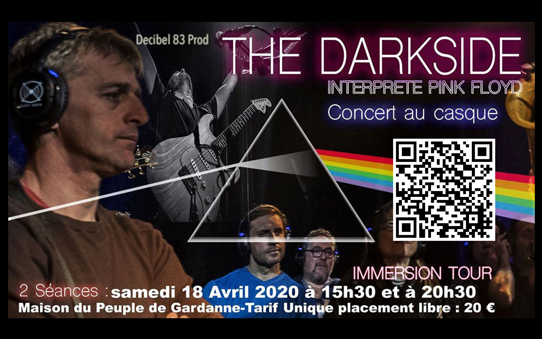 Evènement Facebook IMMERSION TOUR #3 - The Darside interprète Pink Floyd