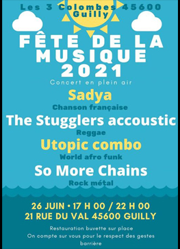 Affiche 4 concert UTOPIC COMBO d'été 2021