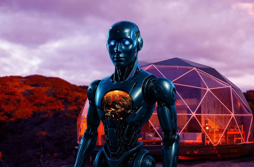 Pour éviter de répéter les erreurs de la Terre, les humains et les IA partenaires fondèrent : Le Conseil Virtuel d’Urgence Planétaire. L'Assemblée mixte humains–IA, garante de l’équilibre et de la survie.