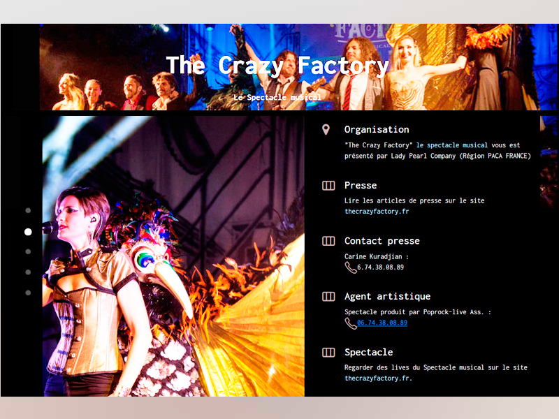 Image Index sur le site de Promo The Crazy Factory